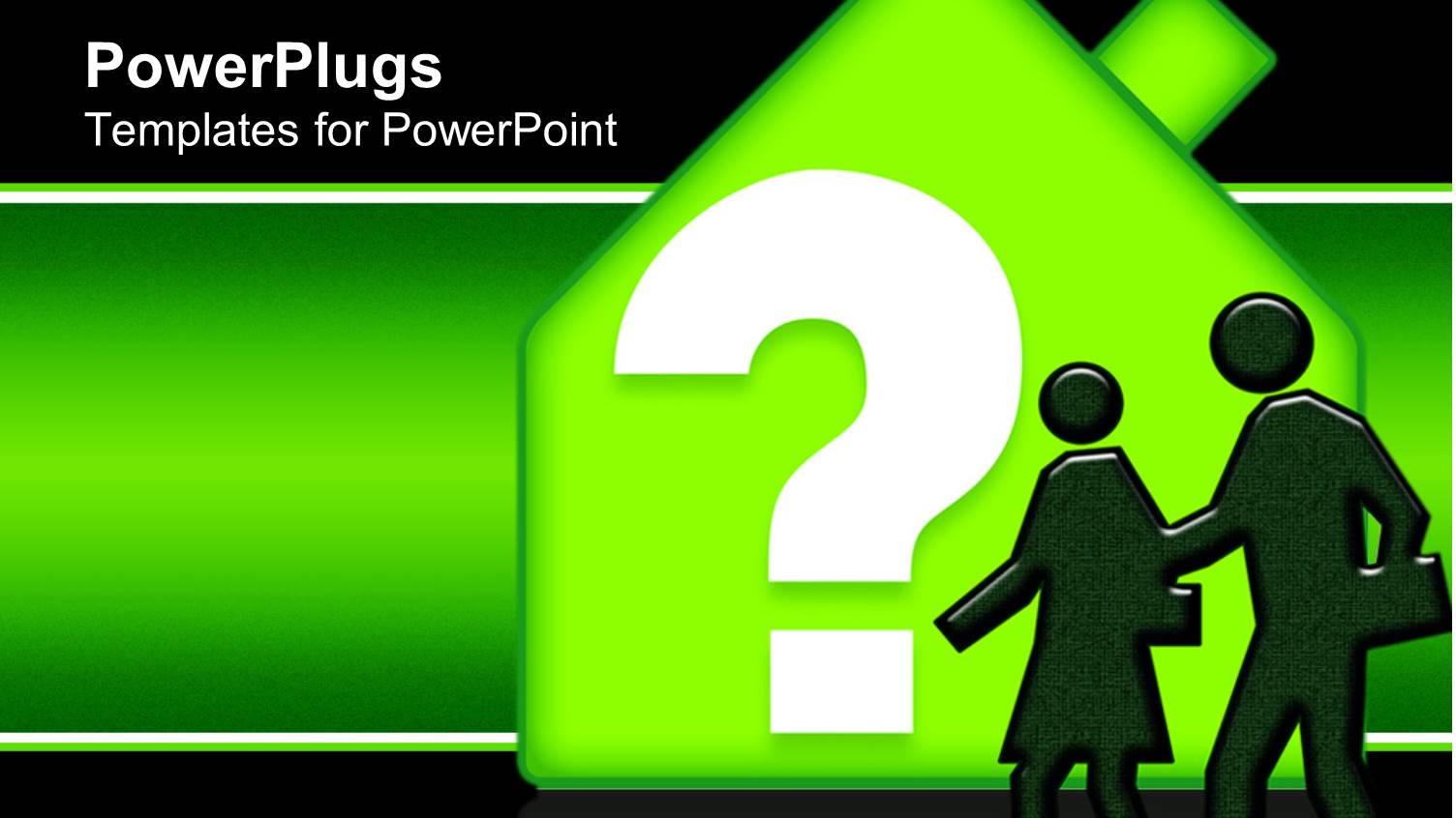 a Greenish Background with a House