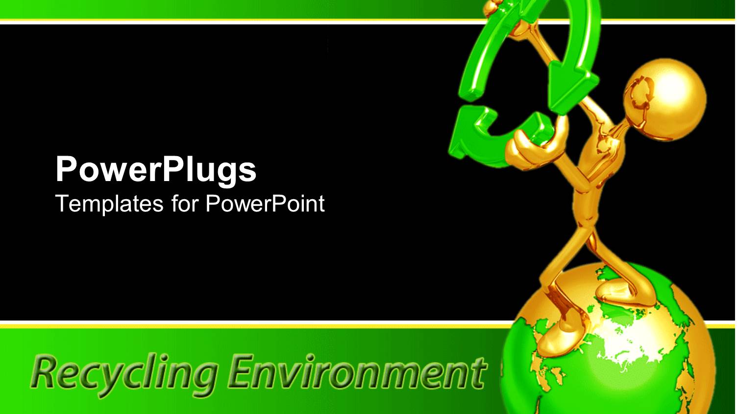 a Greenish Globe with a Sign in its Hand