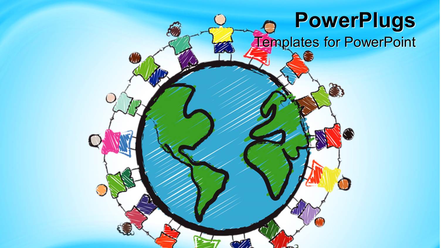 a Group of Children Holding their Hands Together and Earth in the Middle