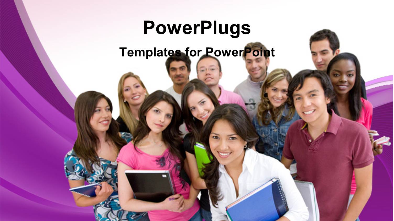 Group of Happy Students with Books