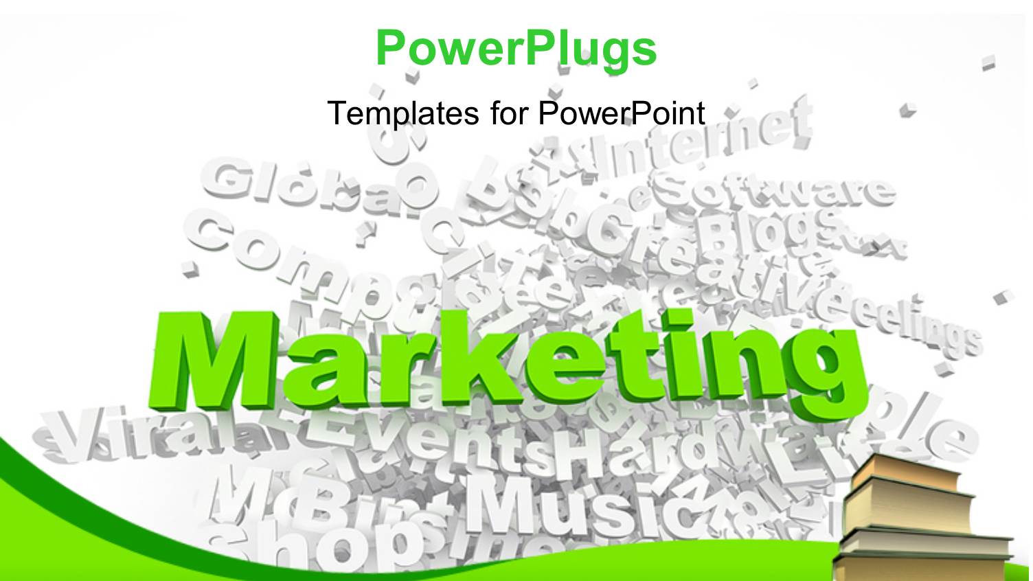 Group of Marketing Related Keywords and Marketing Books