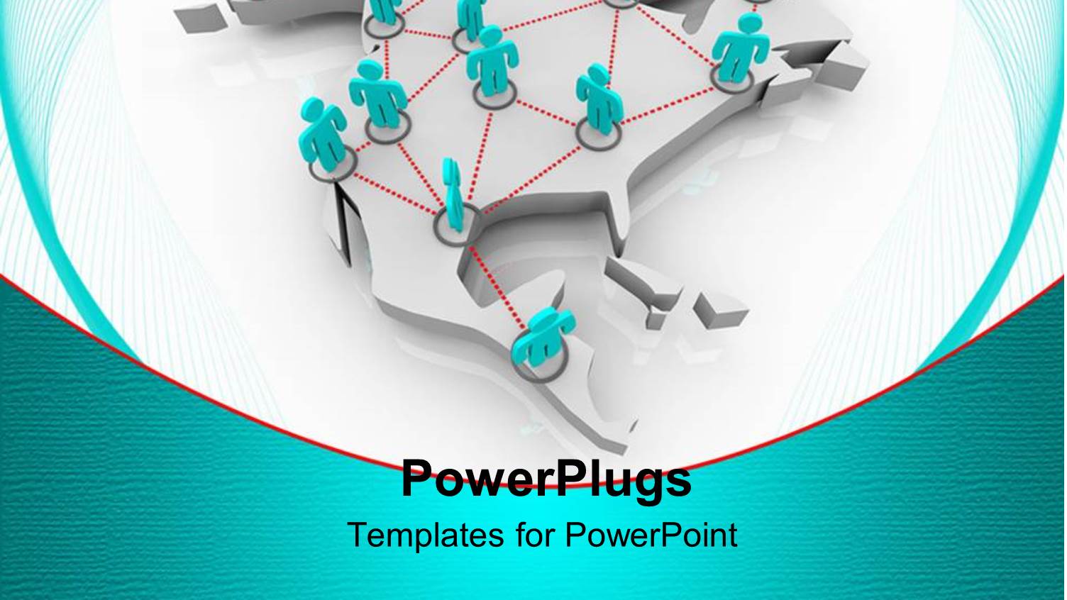 a Group of People Connected to Each other with White Background