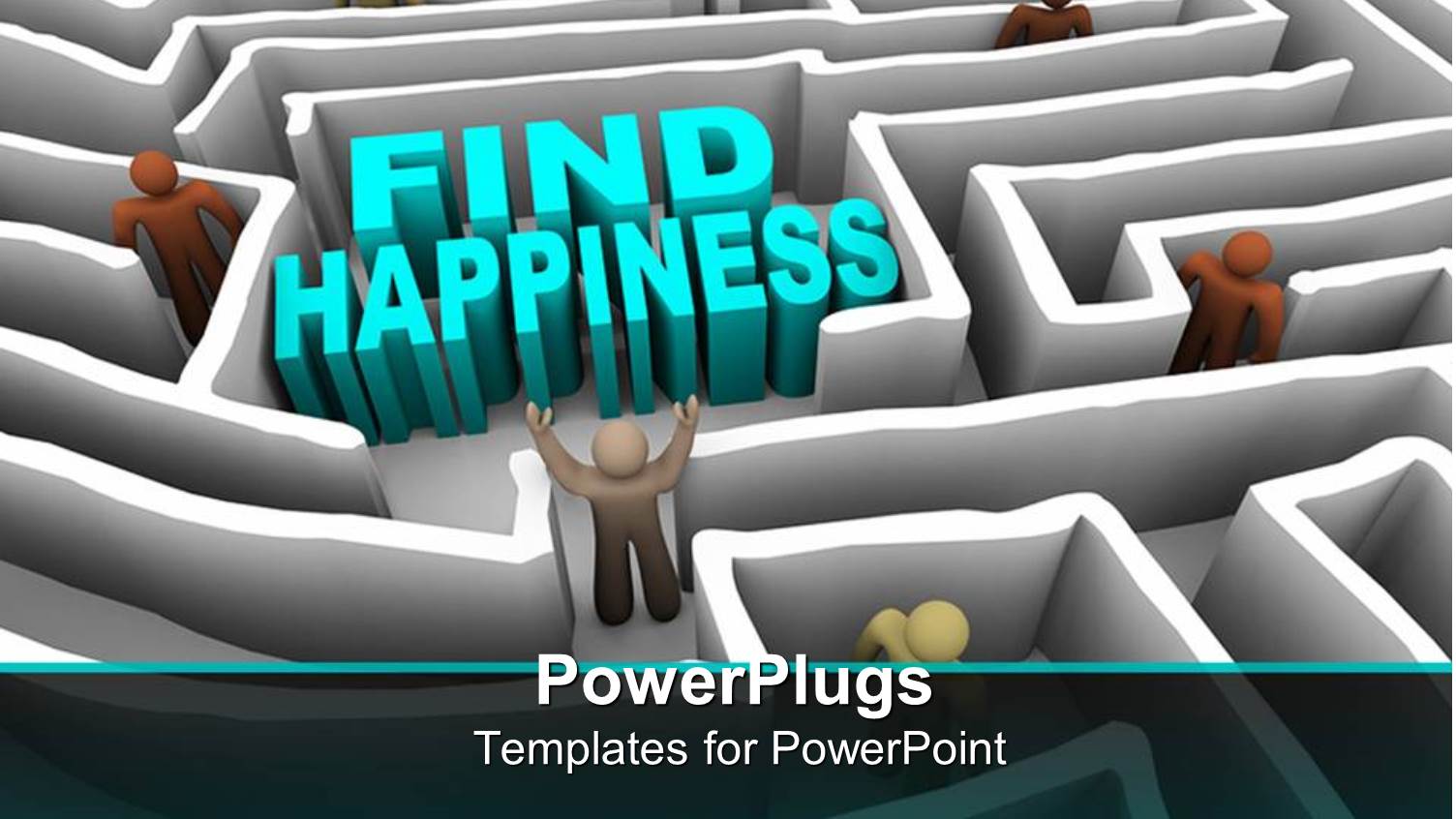 a Group of People Searching for the Happiness in a Puzzle