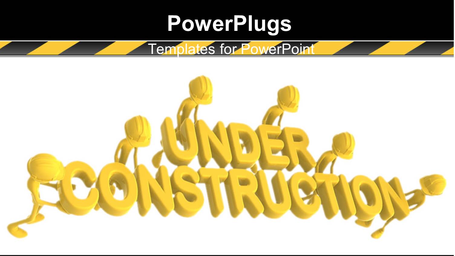 Group of Three Dimensional Engineers with Helmets Doing Construction