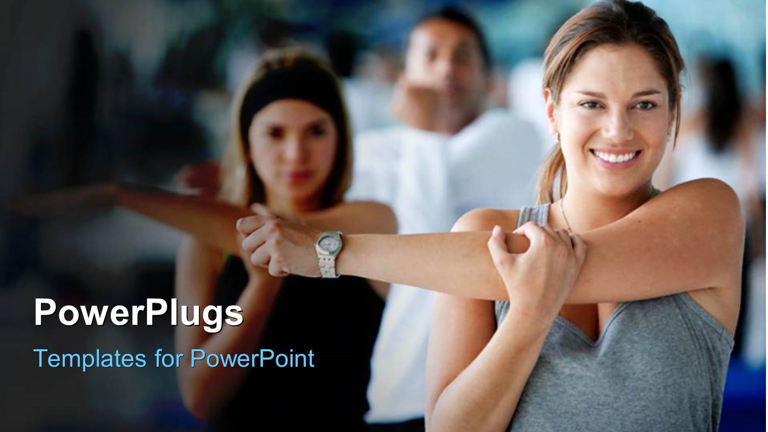 Gym Session with Group of People Exercising Upper Arm