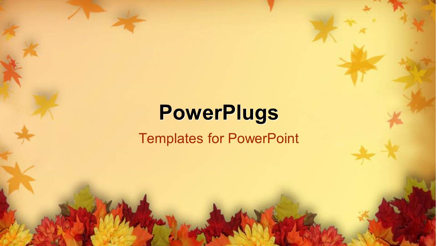 Halloween and Thanksgiving Theme with Colorful Flowers