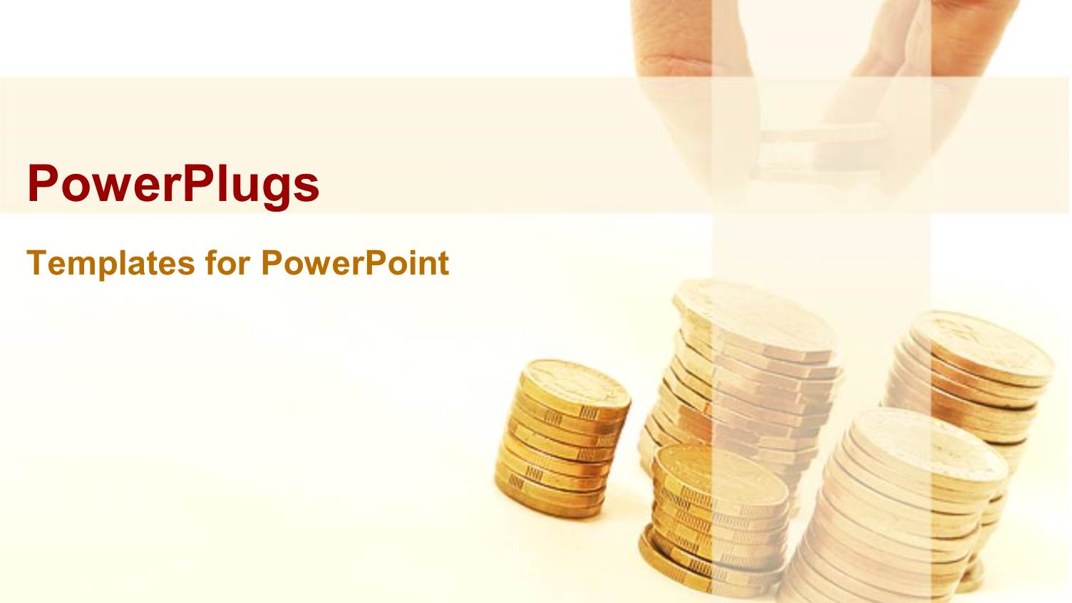 Hand Carefully Arranging Pile of Gold Coin Over White Surface