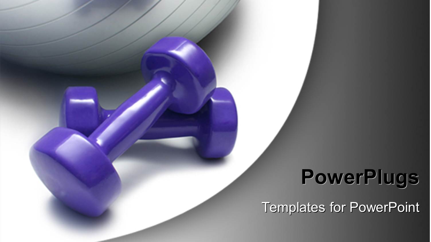 Hand Weights with Shiny Silver Medi-Ball