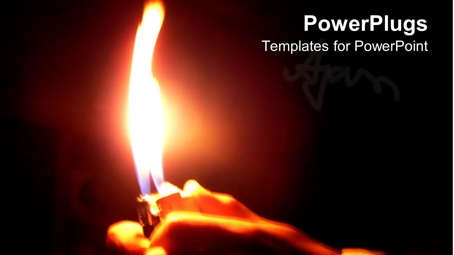 Hands Holding Lighter with Flame, Light in the Darkness, Hope