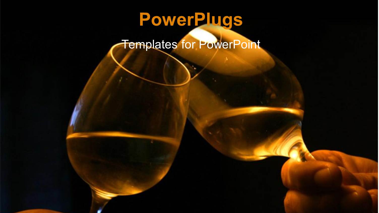 Hands Holding Wine Glasses Over Black Background with Glasses Clinging