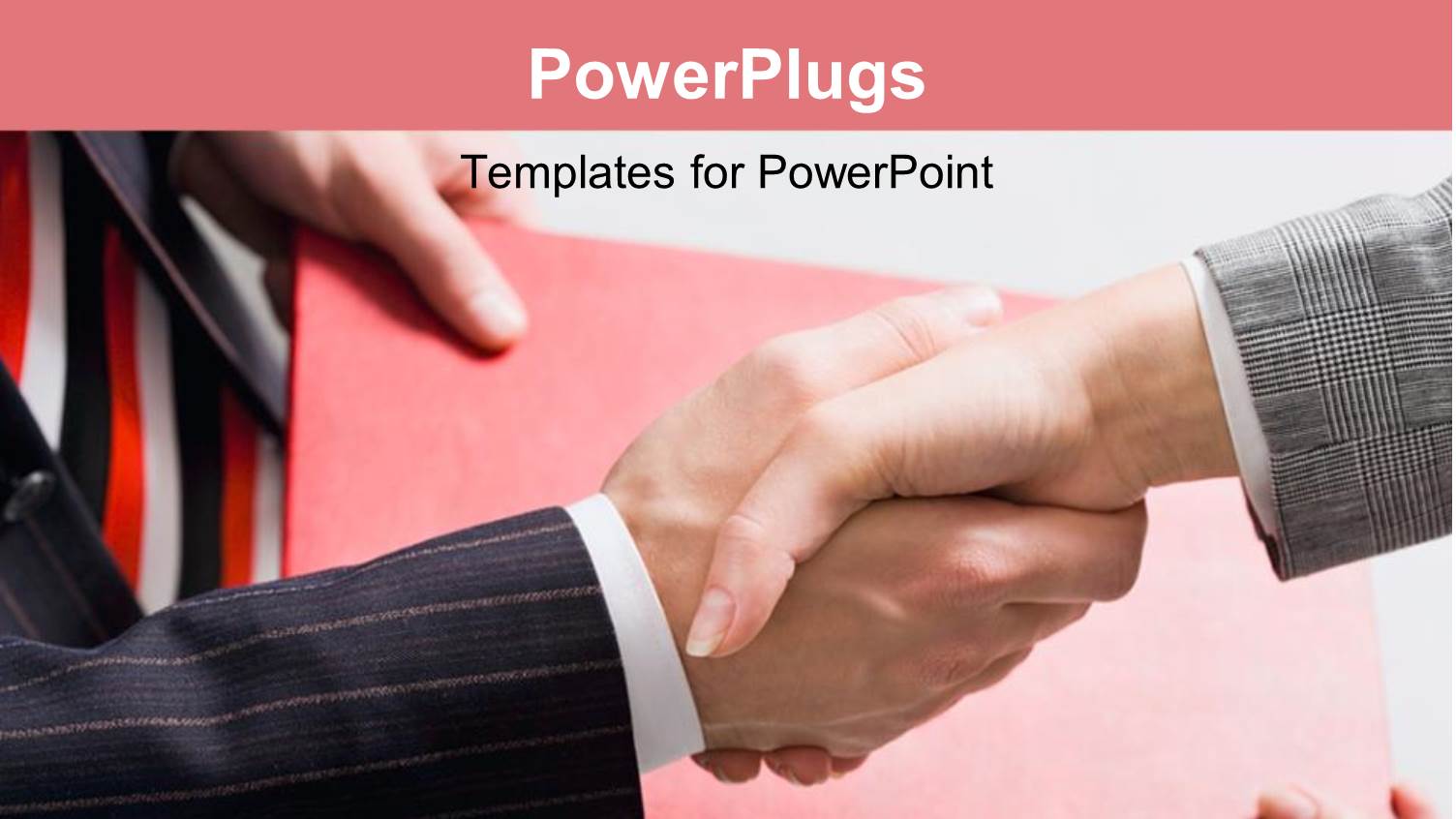 Handshake Between Business Men Over Document Depicting Business Agreement 