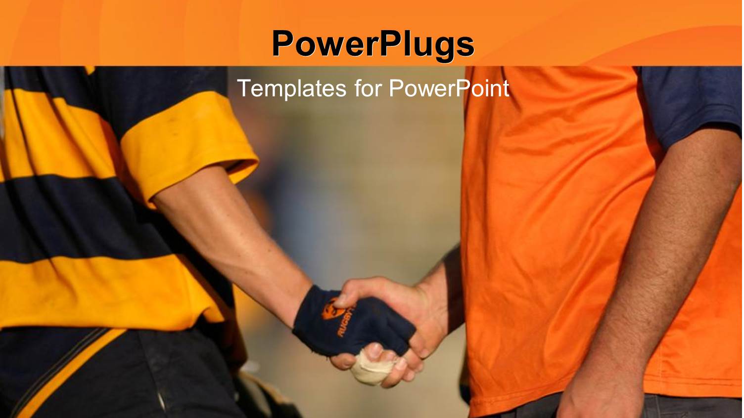 Handshake Between Rugby Player and Coach after Rmatch 