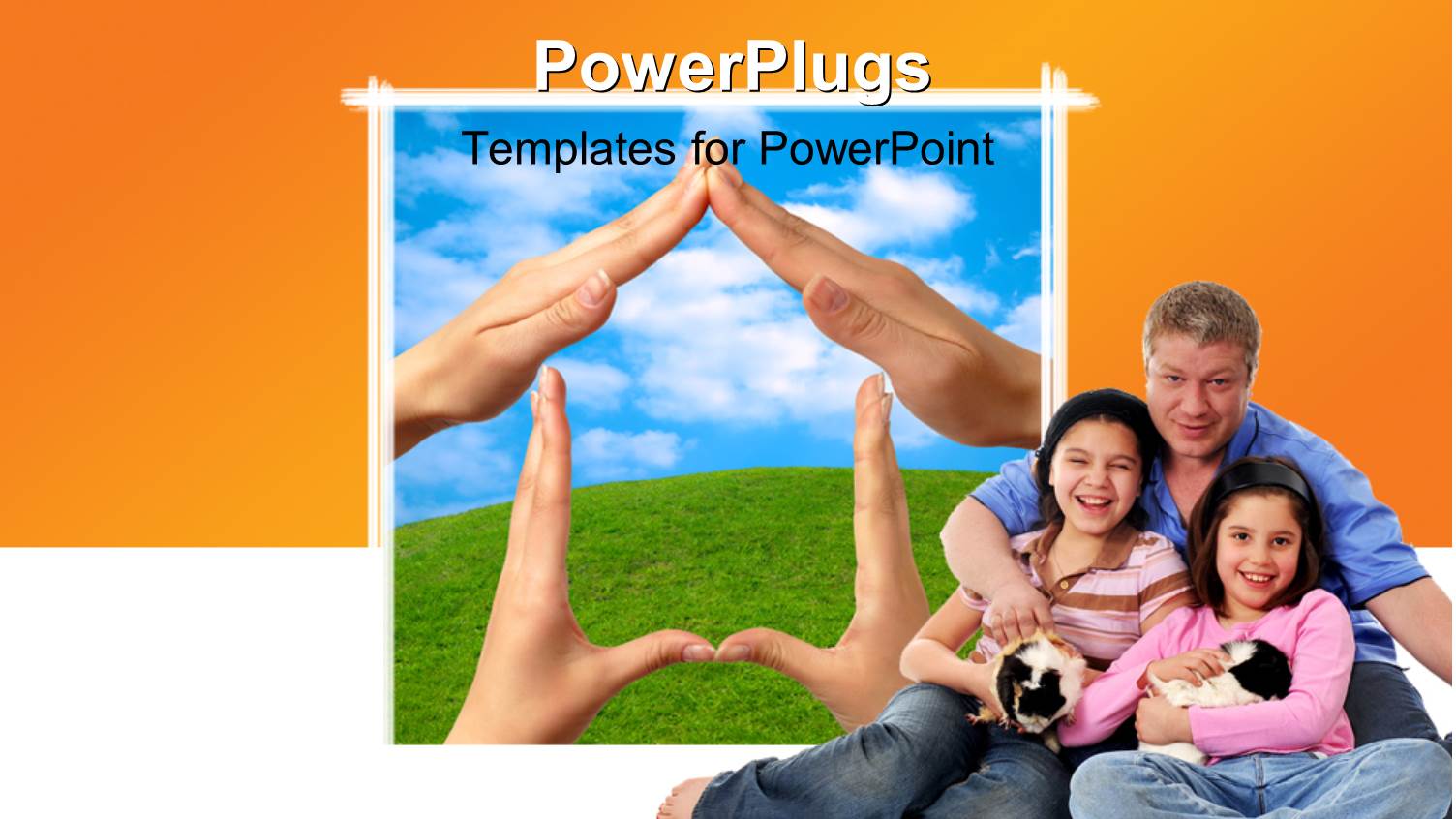 Happy Family Depicting House