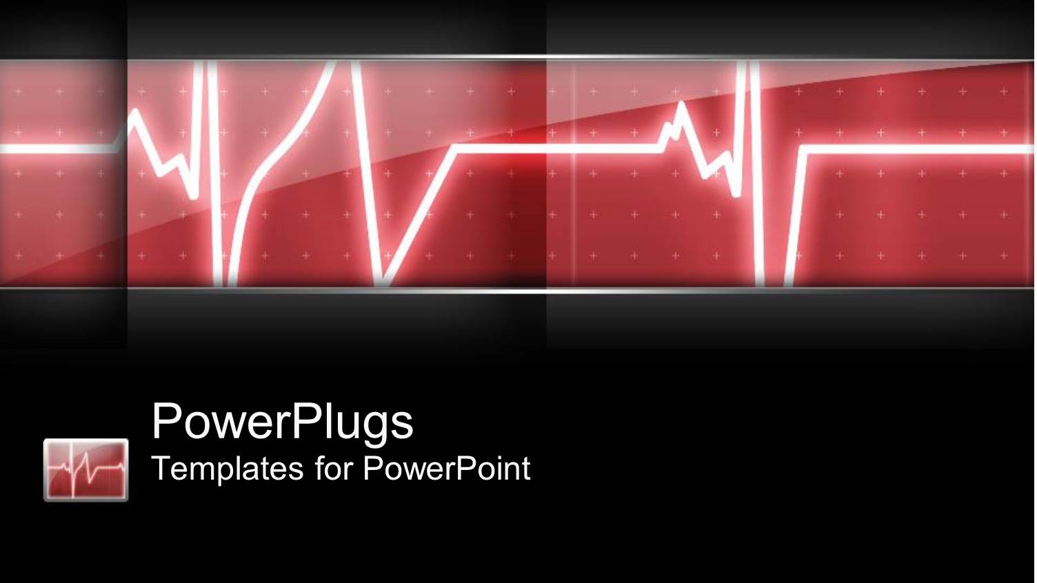 Heart Beat Heart Monitor in Hospital Black Background