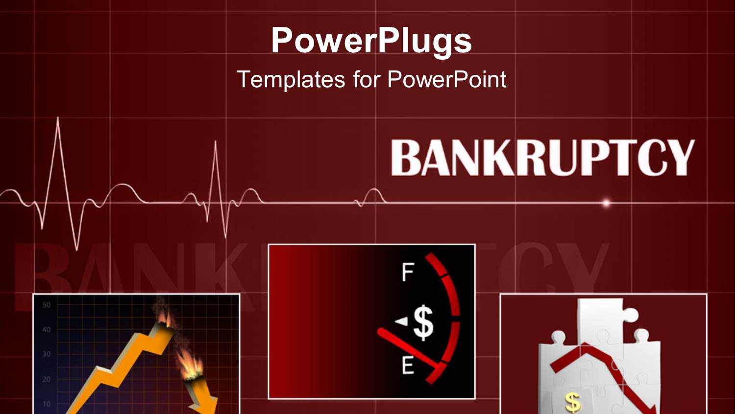 a Heartbeat Line Depicting the Bankruptcy