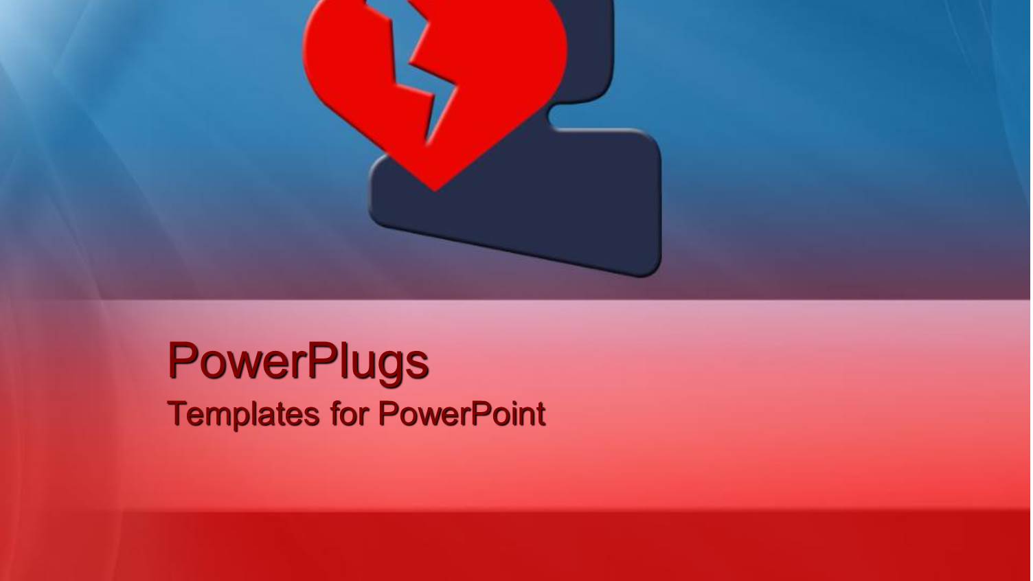 a Heartbroken Person with Blue and Red Background