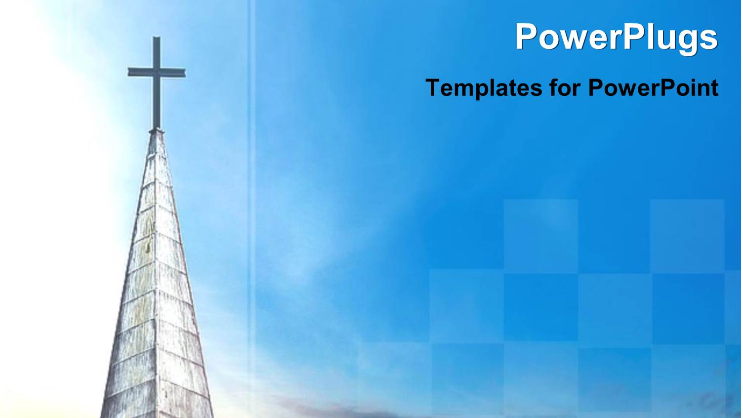 a High Church Building with a Cross on Top of it