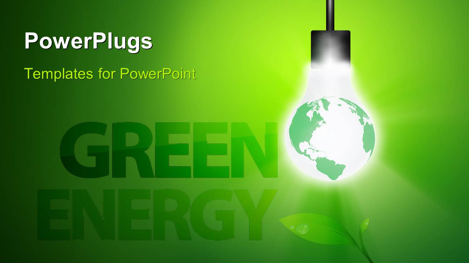 a Globe with a Bulb and a Greenish Background