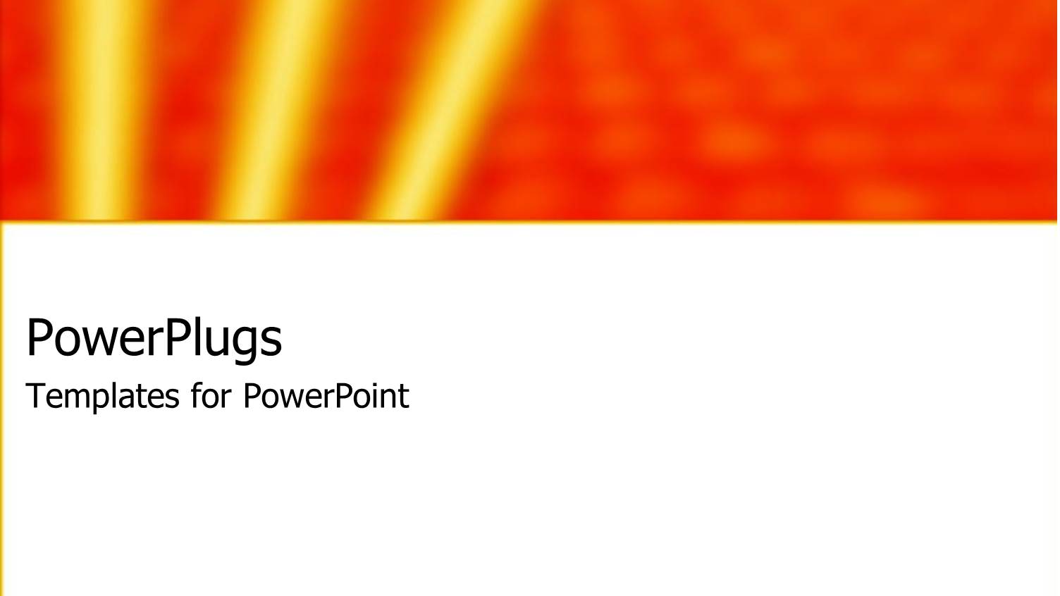 High Tech Theme with Three Glowing Yellow Stripes on Bubbled Orange Background