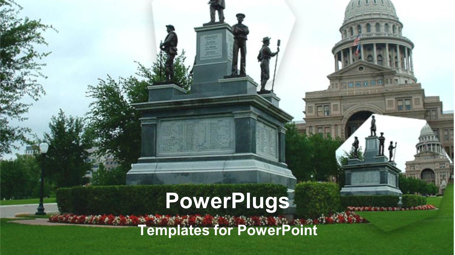 a Historic Building and a Historic Sign in Front of it