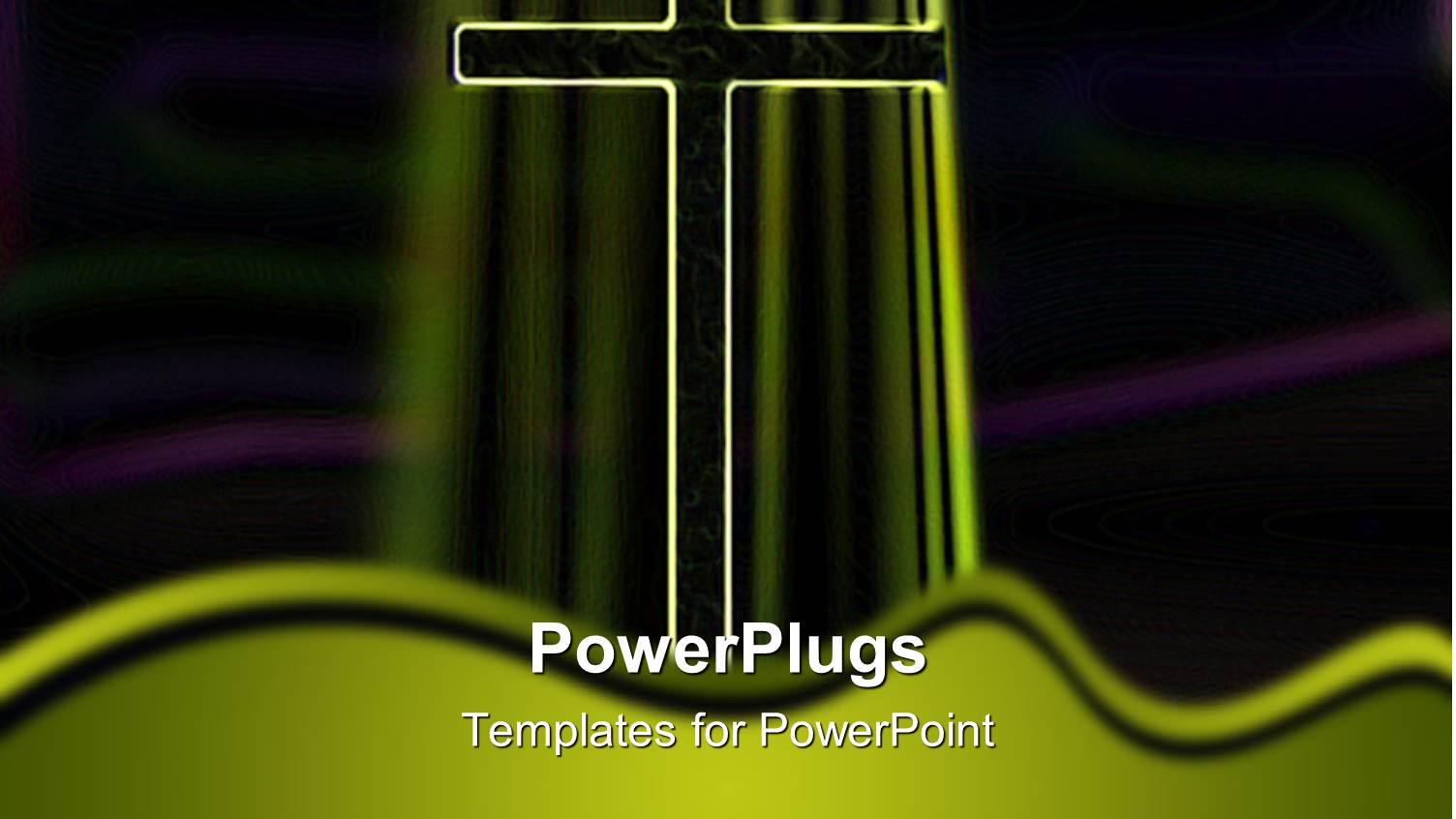 a Holy Cross with Blackish Background