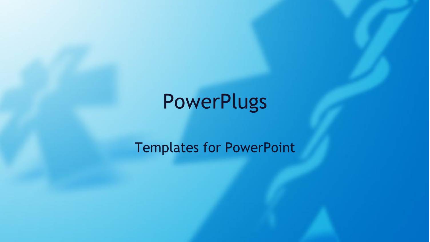 a Holy Cross with a Bluish Background