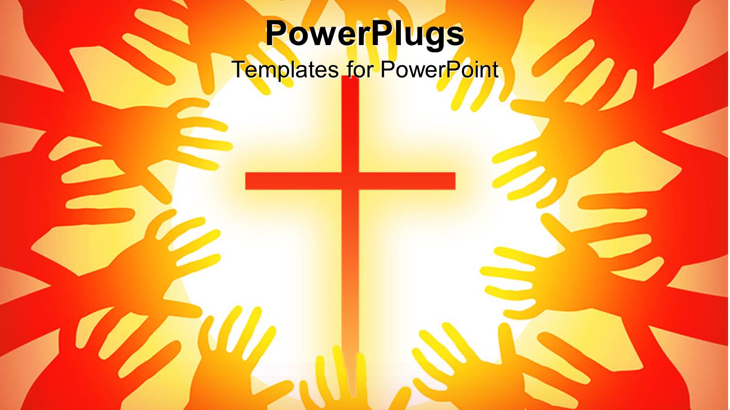 a Holy Cross in the Middle with a Lot of Hands Trying to Hold it