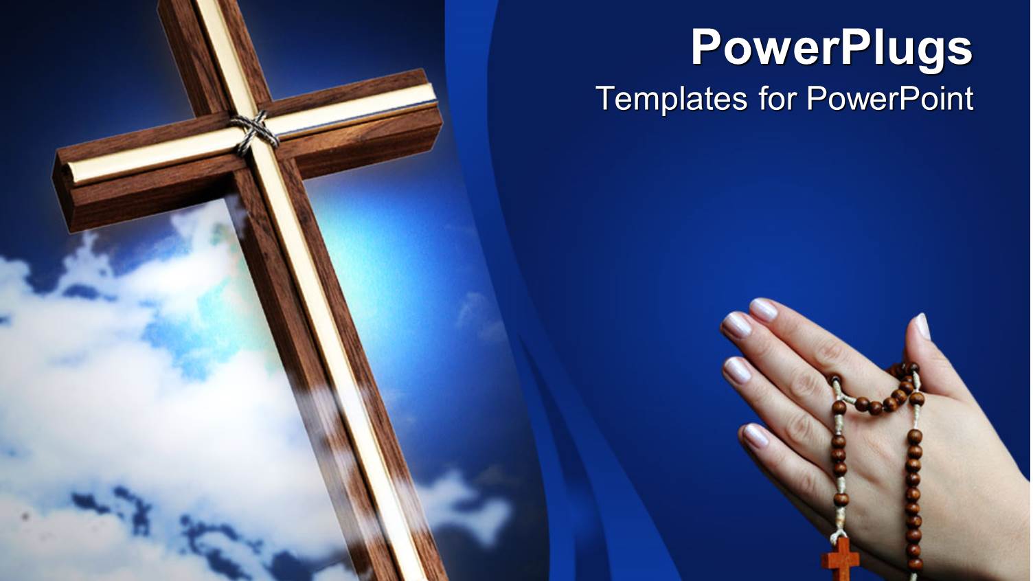 a Holy Cross and a Pair of Hands Asking for Forgiveness