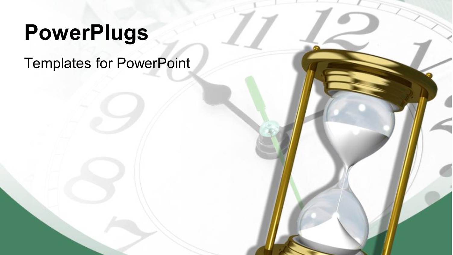 Hourglass Old Clock Time Passes History Present Past Future White Background