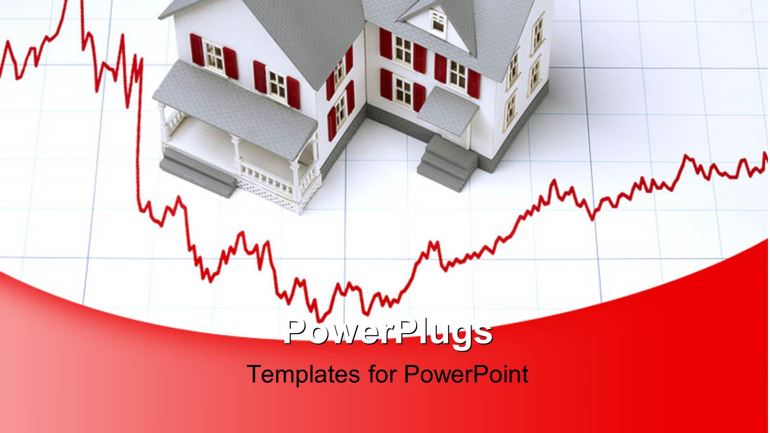 a House with the Recession Sign and Boxes in the Background