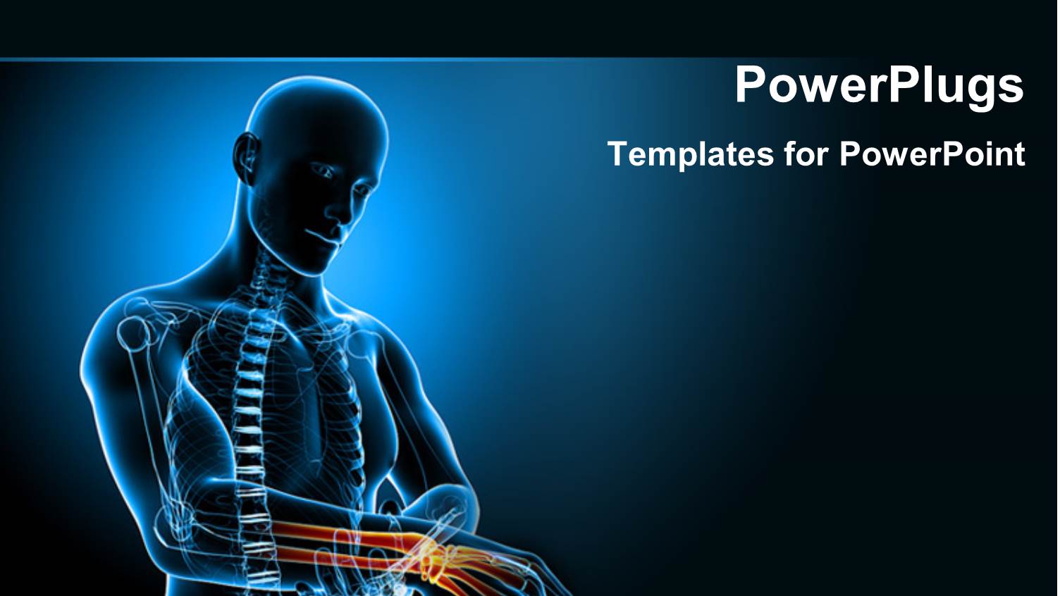 Human Anatomy Depicting Pain in Wrist