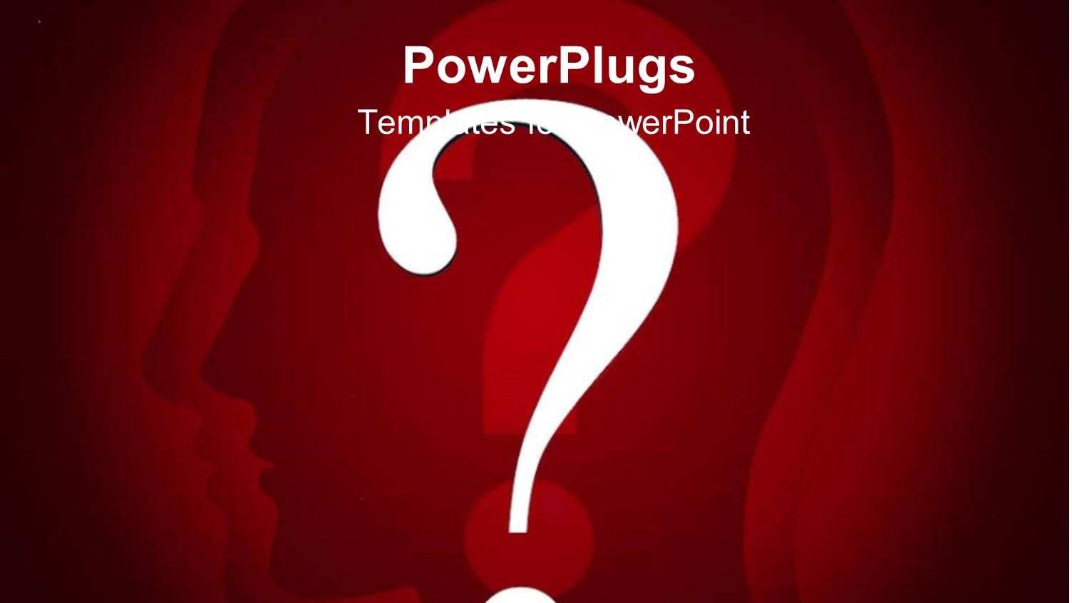 a Human Figure with Question Mark in his Mind