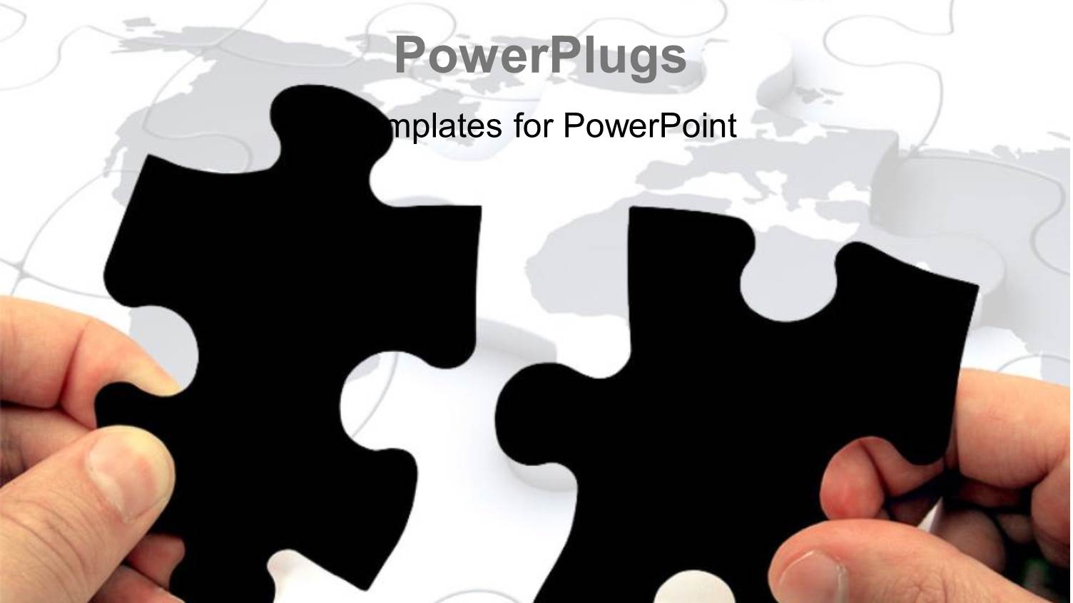 Human Hands Holding Pieces of a Puzzle Over World Map