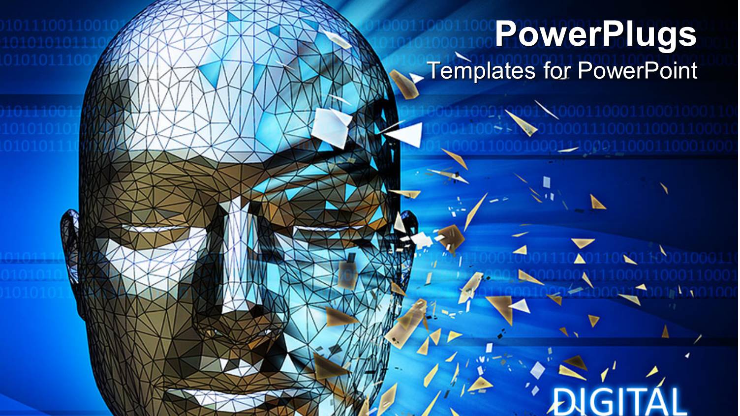 Human Head Scanning Retina for Identity and Binary Numbers in Background