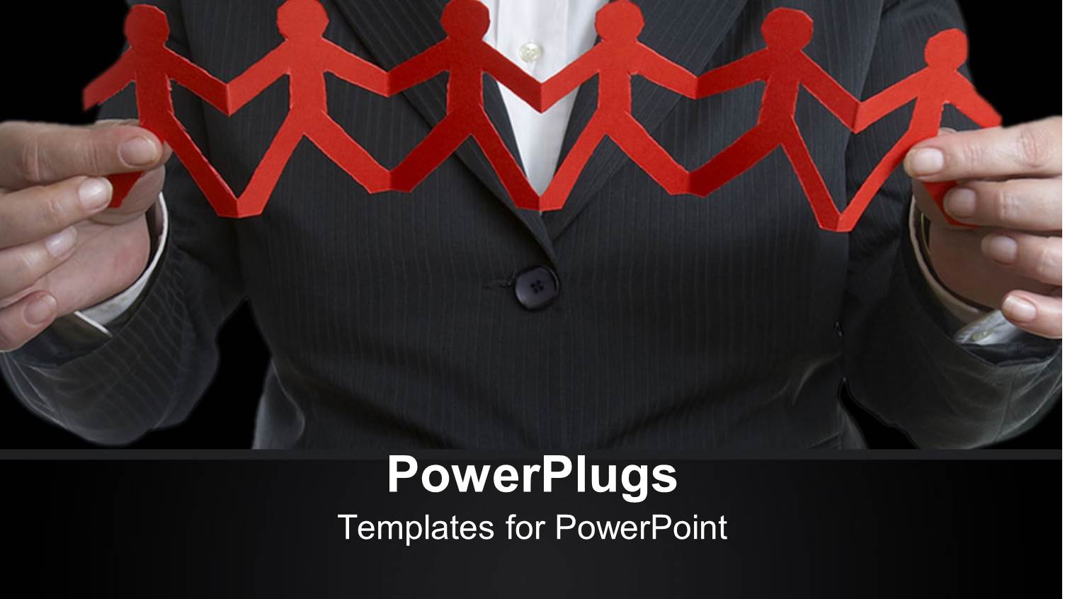 a Human Holding an Orange Colored Paper Cut of People