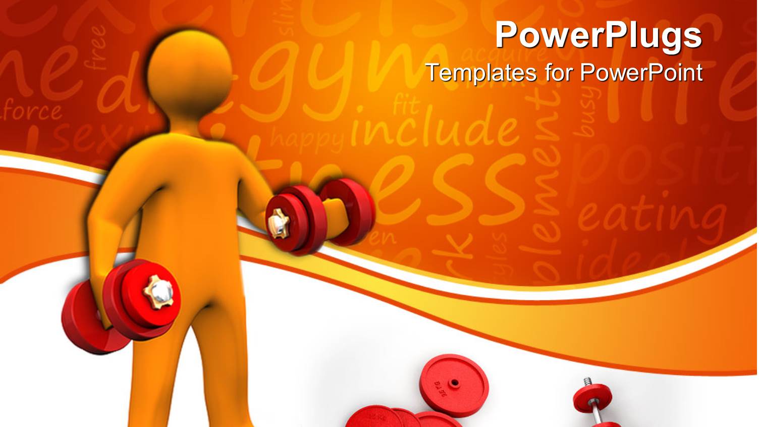 Humanoid with Dumbbell in Both Hands