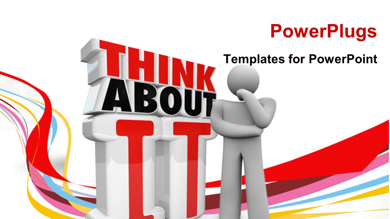 Humanoid Thinking about Something, with Curves