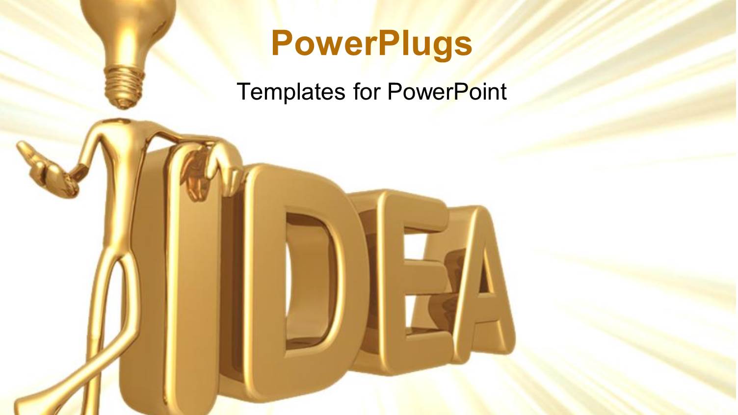 an Idea with a Yellowish Background and a Place for Text