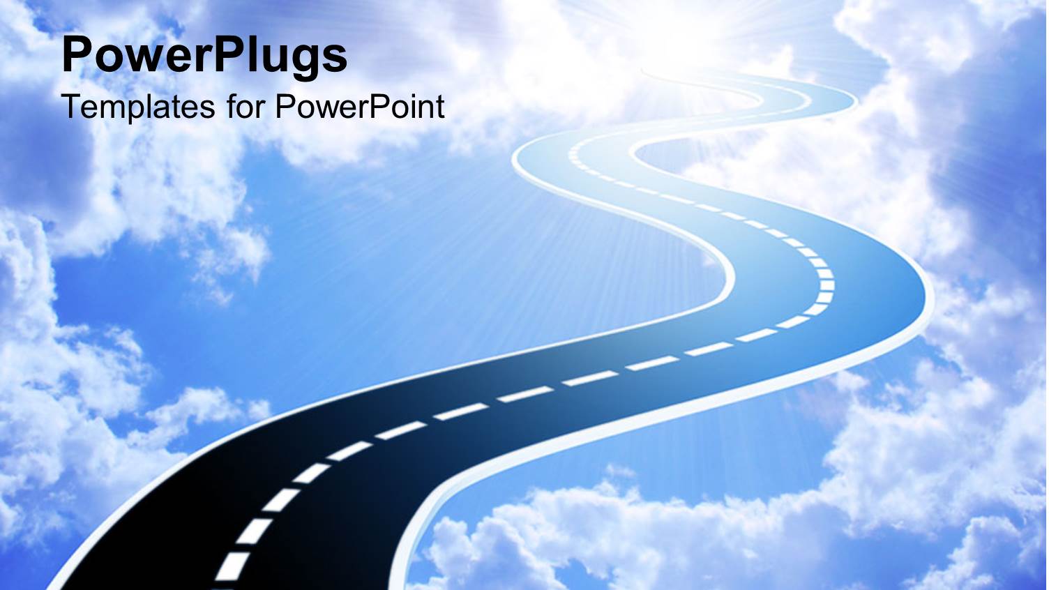 an Illustration of a Highway Leading into the Sky