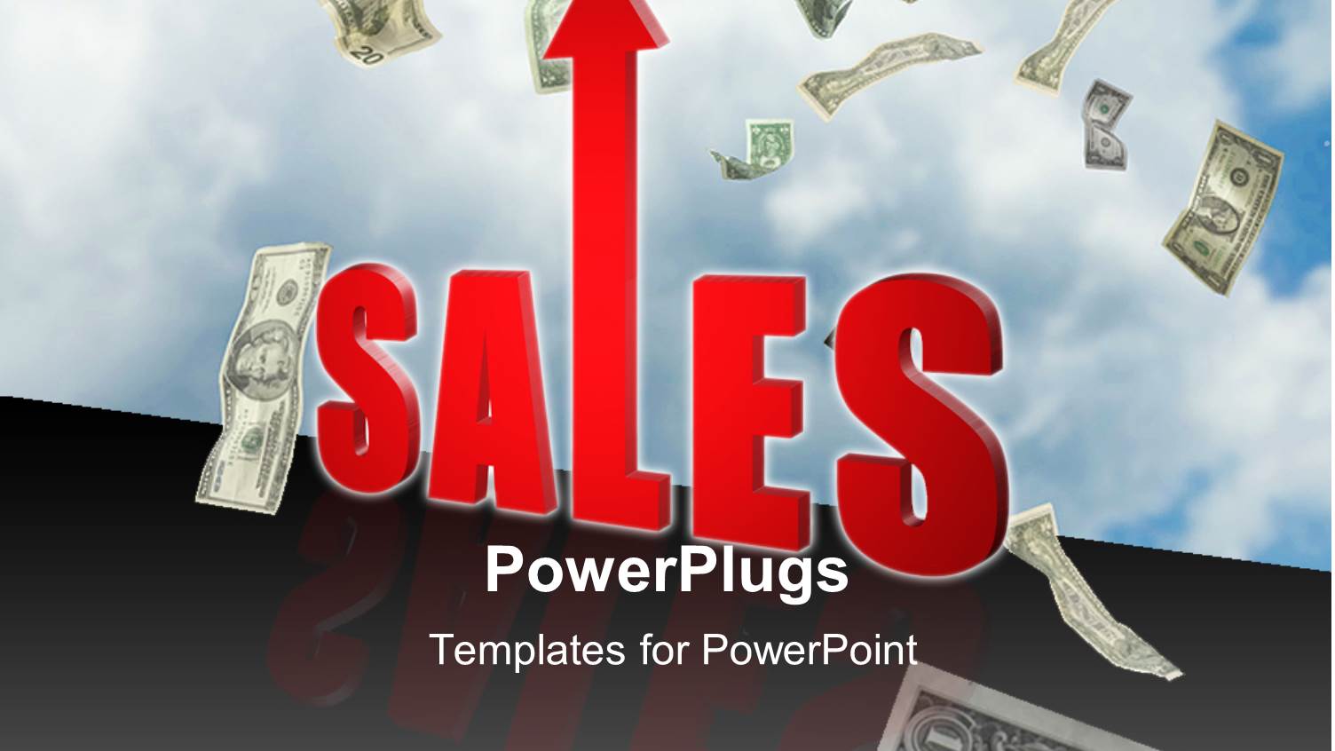 Increase in Sales Sky is the Limit Money Income Profit Business