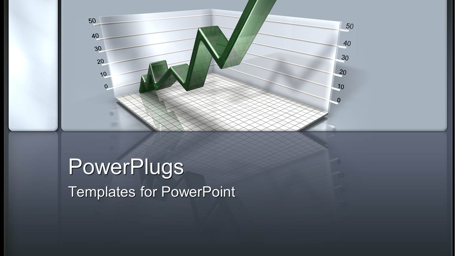 Increasing Charts Sales Marketing Business Model Grey Background