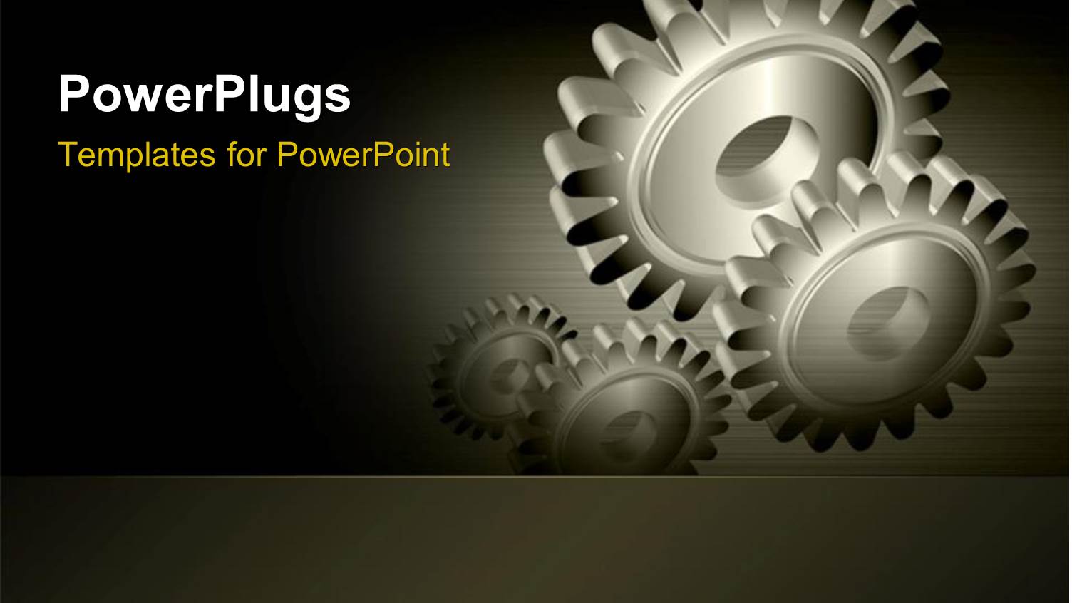 Industrial Gears Over Steel Grey Background