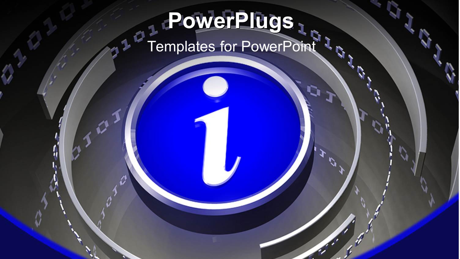 the Information Sign with a Number of Circles