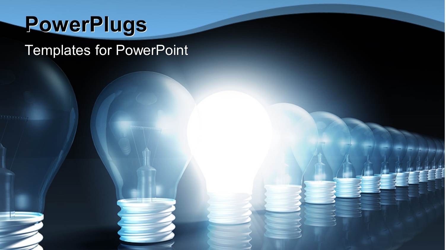 an Innovation Concept with One Lighted Bulb in a Group of Bulbs