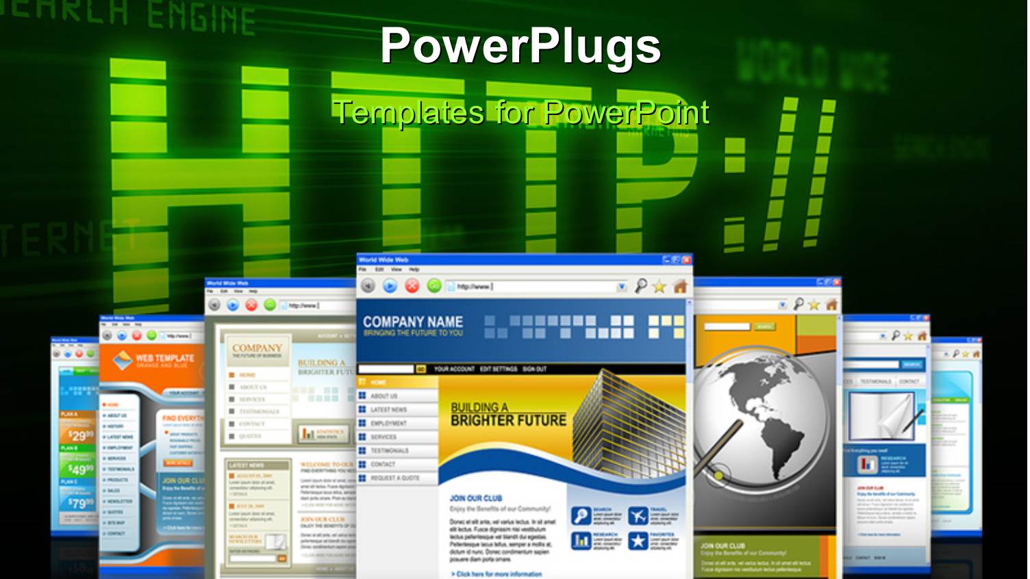 Internet Depiction with Web Browser Pages and Web Related Terms in Background