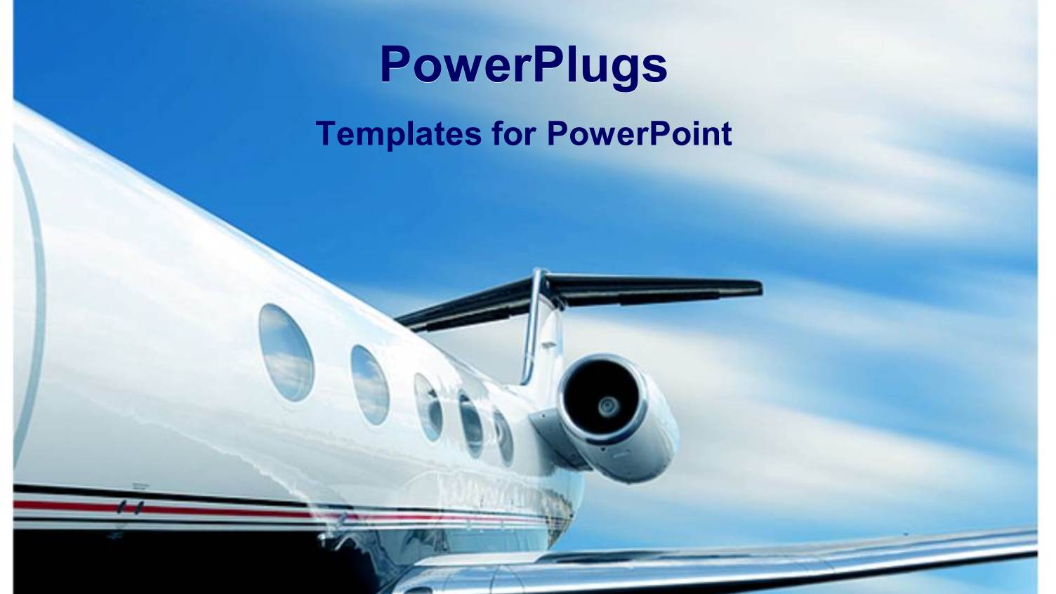 Jet Plane in Flight with Motion Blur