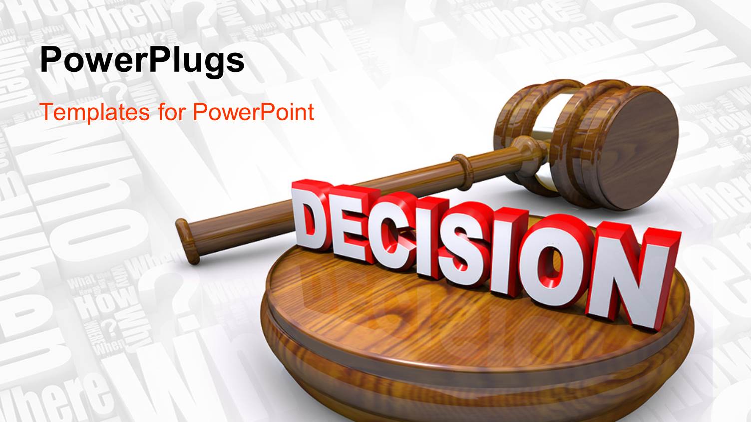 a Gavel and the Symbol of Decision