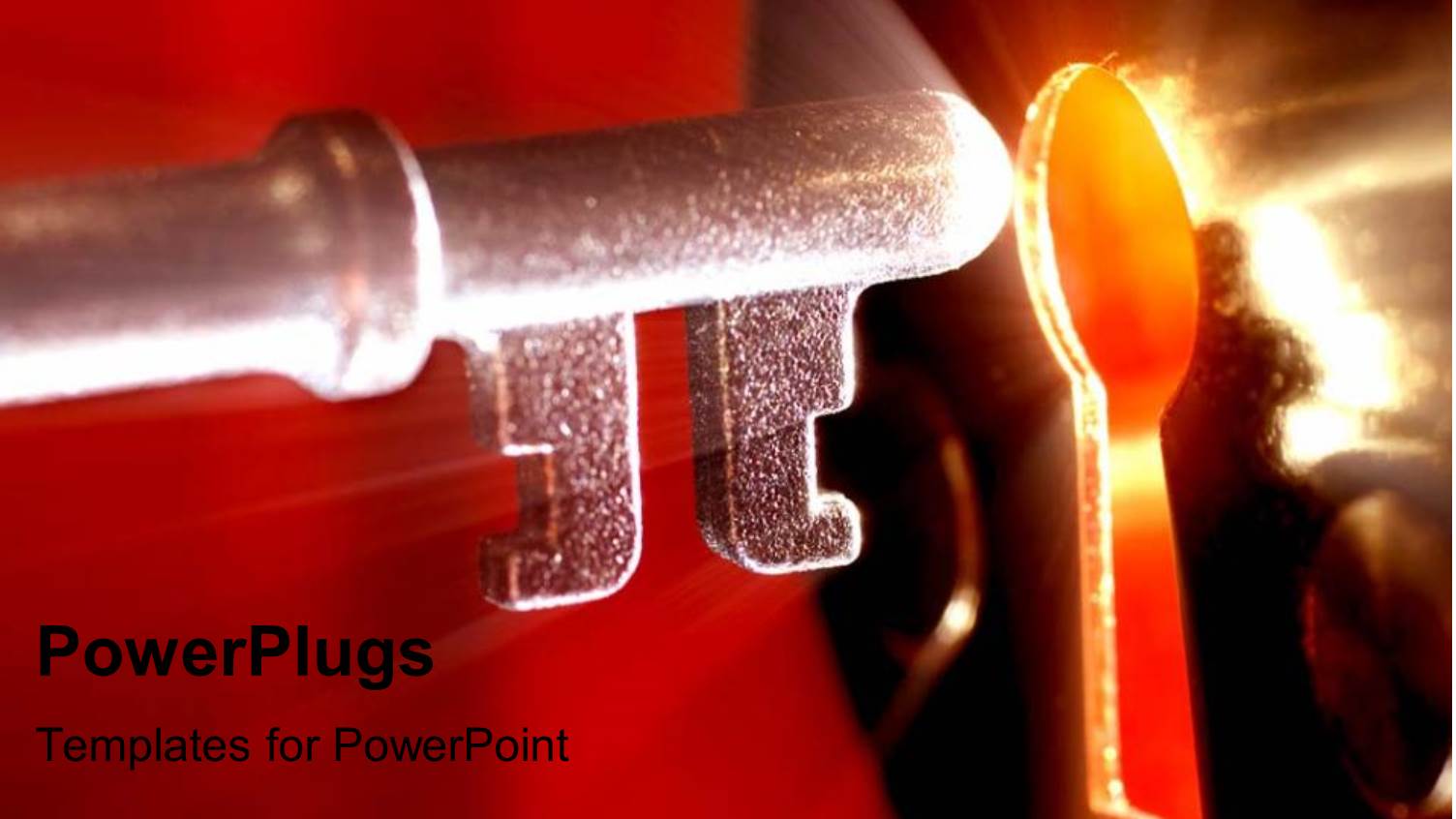 Key to the Lock Glowing Solution Problem Problem Solving Red Light