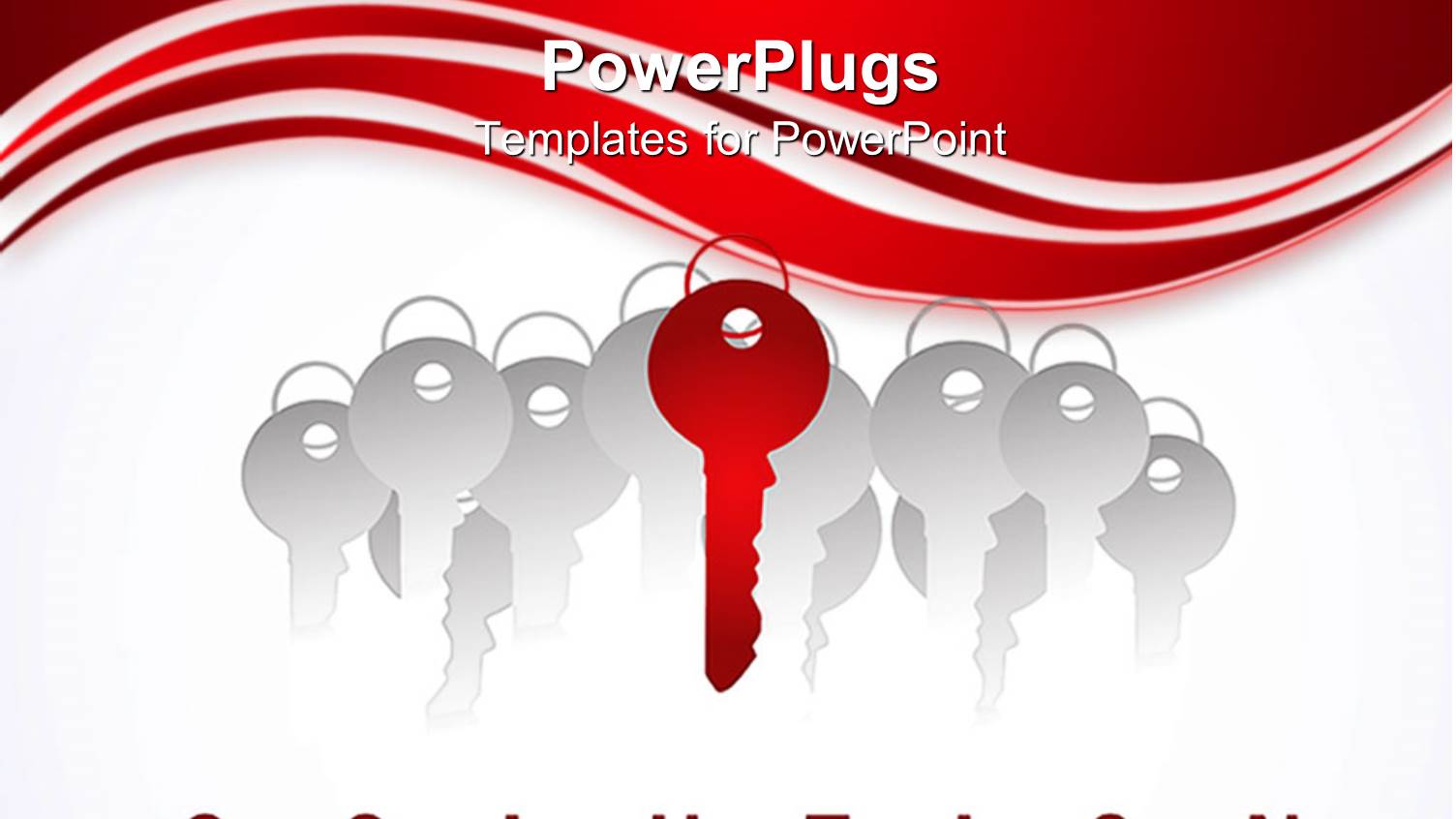 a Key with a Number of Keys in the Background