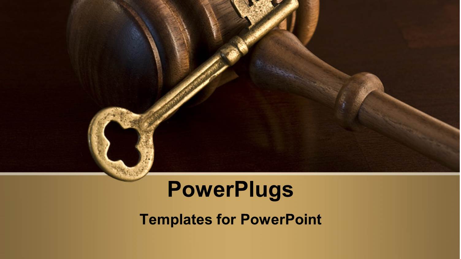 Key and Wooden Judges Gavel Symbolic of Judicial Decision-Making and Critical Judgments